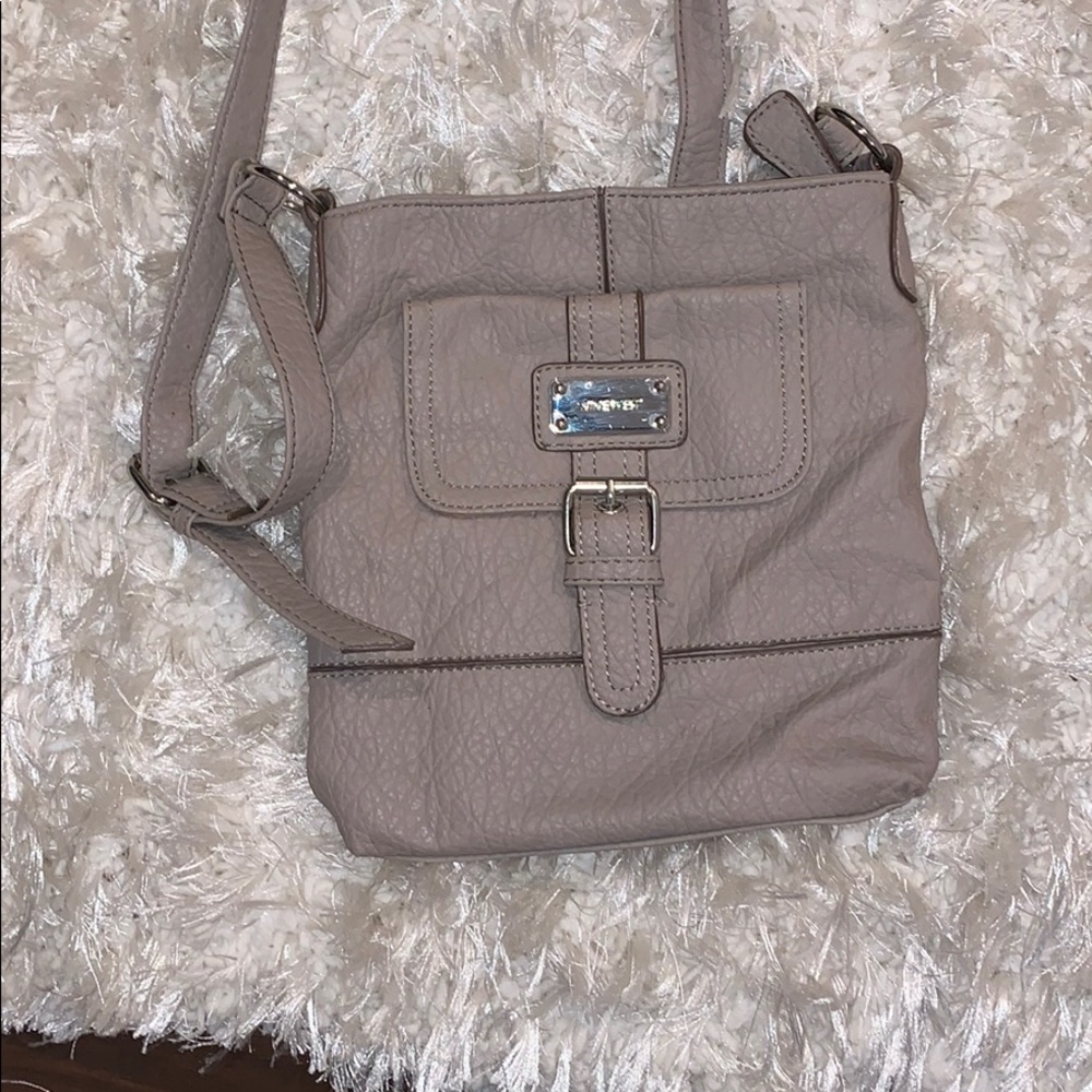 Grey Nine West Crossbody Bag